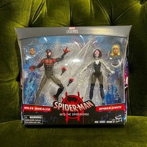 Marvel legends, Spider-Man into the spider verse Miles Morales Spider Gwen